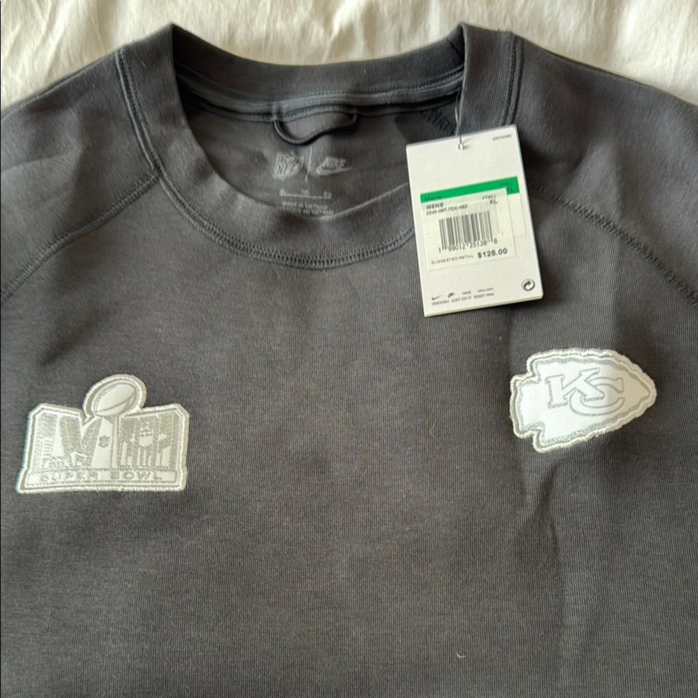 NFL Gray Sweatshirt with Team Logo